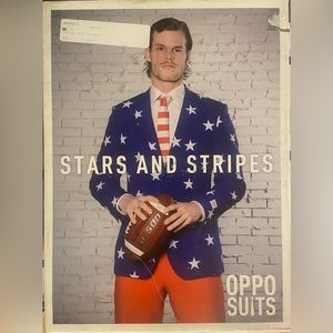OppoSuits “Stars and Stripes” suit, size 42